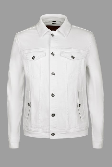 Men's White Denim Jacket