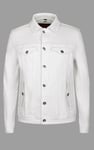 Men's White Denim Trucker Jacket