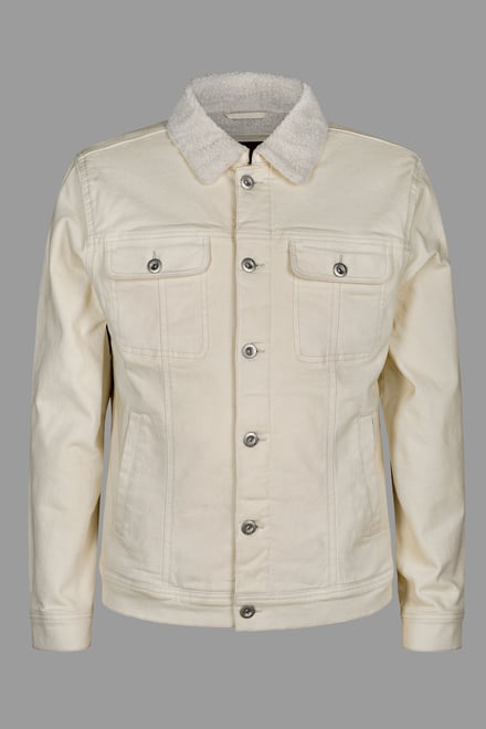 Men's Borg Lined Denim Jacket