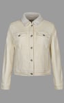 Women's Borg Lined Denim Jacket