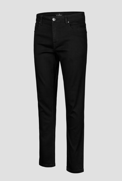 Men's Black Slim Fit Stretch Jeans
