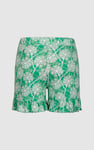 Womens Ruffle Tie-Front Dandelion Printed Shorts