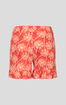Womens Ruffle Tie-Front Dandelion Printed Shorts