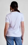 Women's Contrast Collar Jersey Polo Shirt