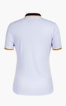 Women's Contrast Collar Jersey Polo Shirt