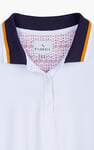 Women's Contrast Collar Jersey Polo Shirt