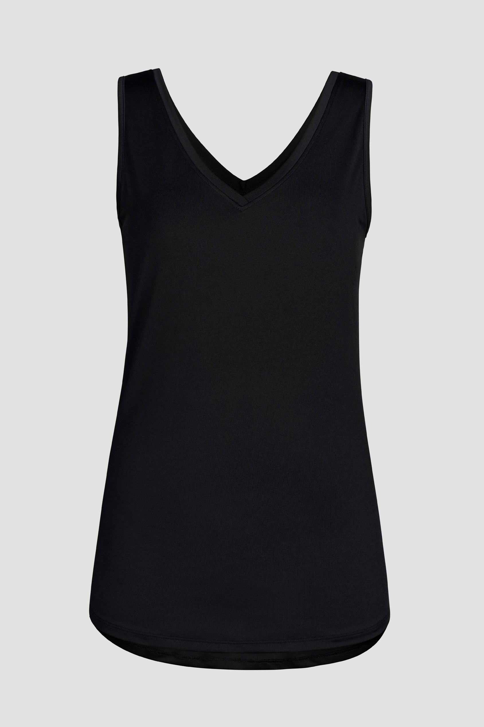 Enorsia Women's Black V-Neck Active Vest - Uk 14