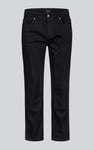 Mens Straight Leg Black Denim