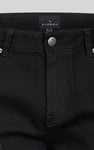 Mens Straight Leg Black Denim