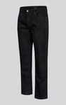 Mens Straight Leg Black Denim