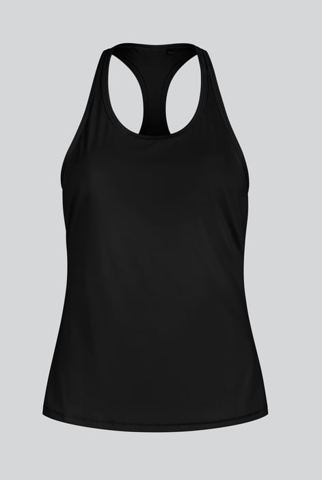 Women's Racerback Black Active Vests