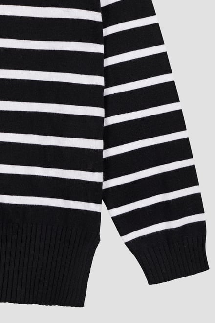 Women's Cuban Collar Knitted Jumper