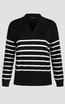 Women's Cuban Collar Knitted Jumper