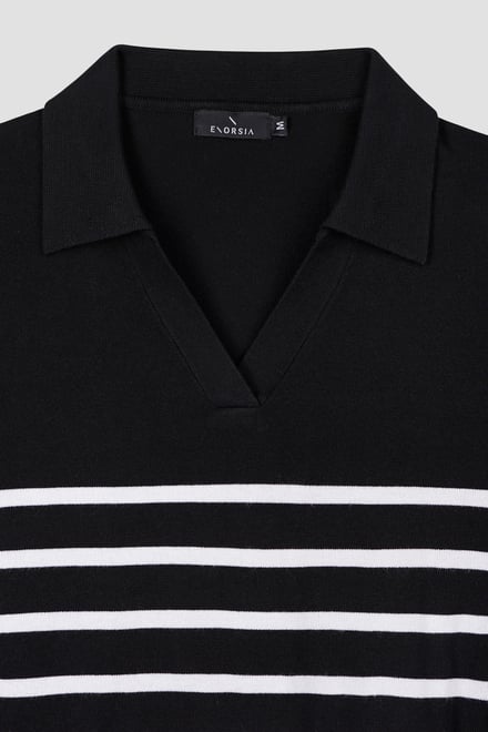 Women's Cuban Collar Knitted Jumper