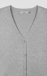 Women's Knitted V-Neck Longline Cardigan