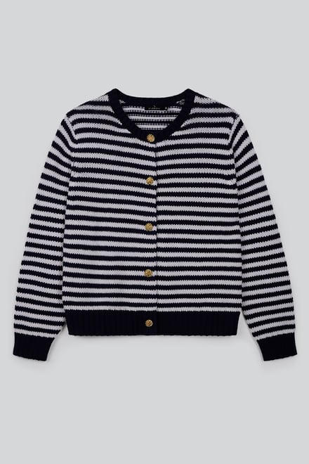Women's Striped knitted Cardigan