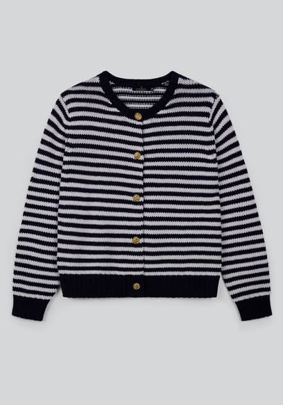 Women's Striped knitted Cardigan