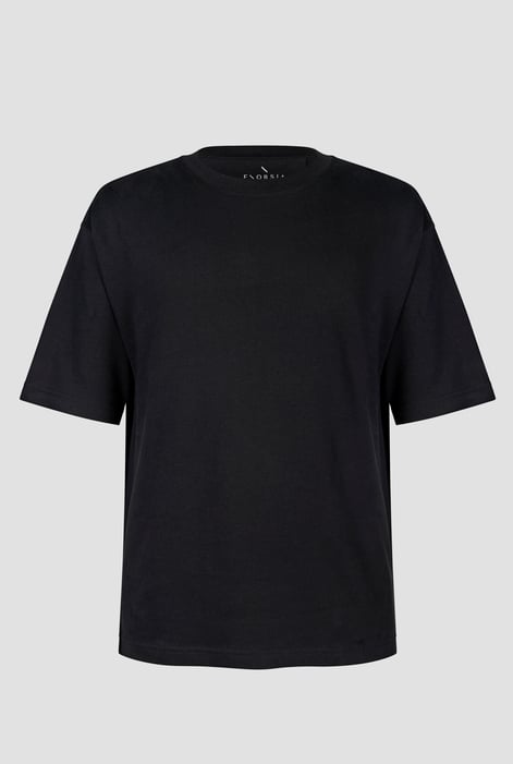 Men's Black Relaxed Fit Heavyweight T-Shirt