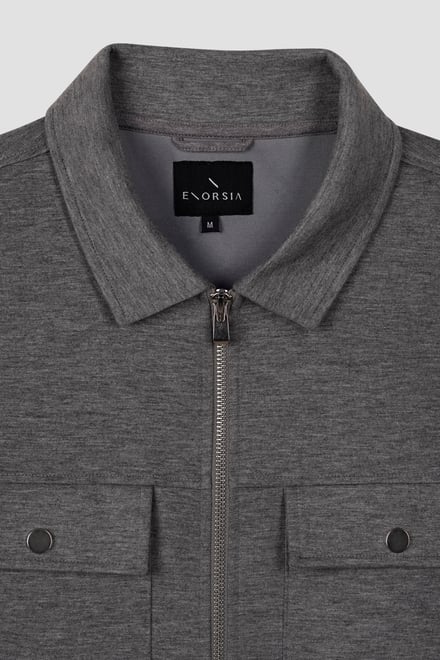 Men's Zip-Through Shaket
