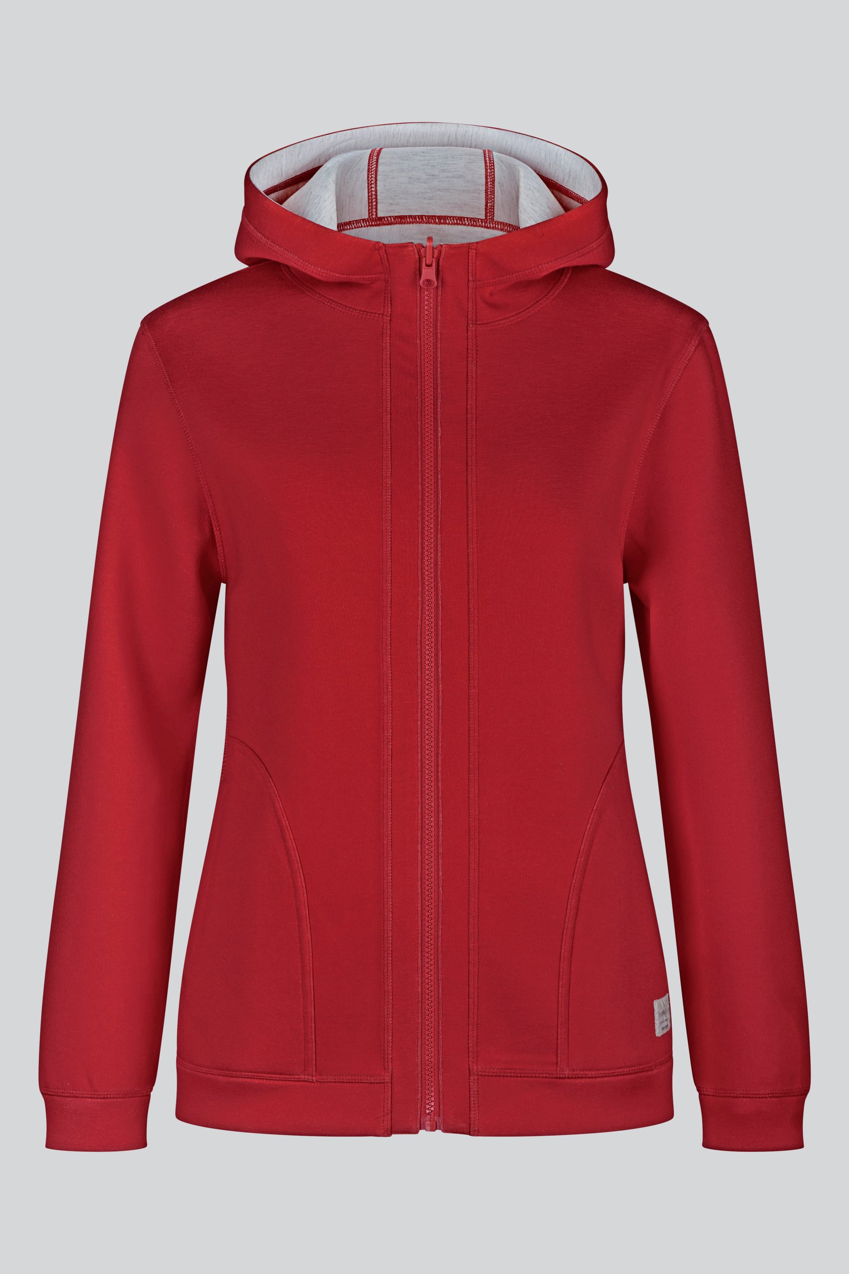 Enorsia Women's Red Reversible Zip-Up Hoodie - Uk 12
