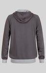 Mens Wave Full Zip  Contrast Hoodie