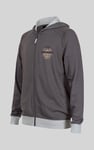 Mens Wave Full Zip  Contrast Hoodie
