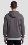 Mens Wave Full Zip  Contrast Hoodie