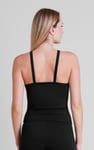 Pleated Front Racer Active Top