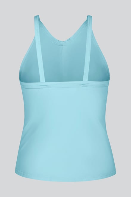 Pleated Front Racer Active Top