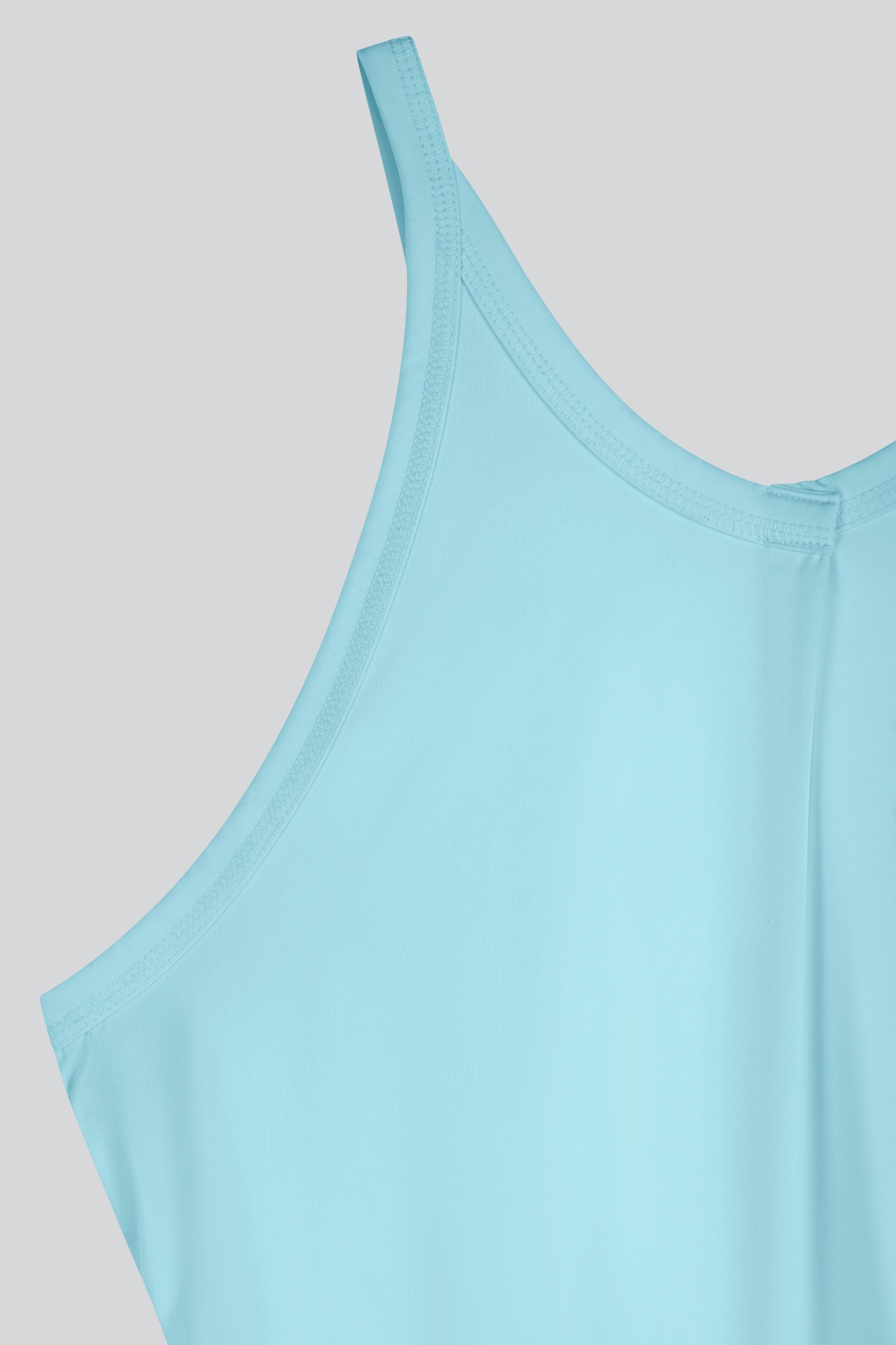 Pleated Front Racer Active Top