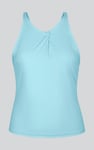 Pleated Front Racer Active Top