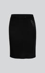 Women's Elastic Waist Pencil Skirt