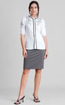 Women's Elastic Waist Pencil Skirt