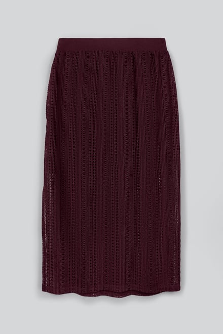 Women's Lace Details Midi Skirt