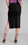 Women's Lace Details Midi Skirt
