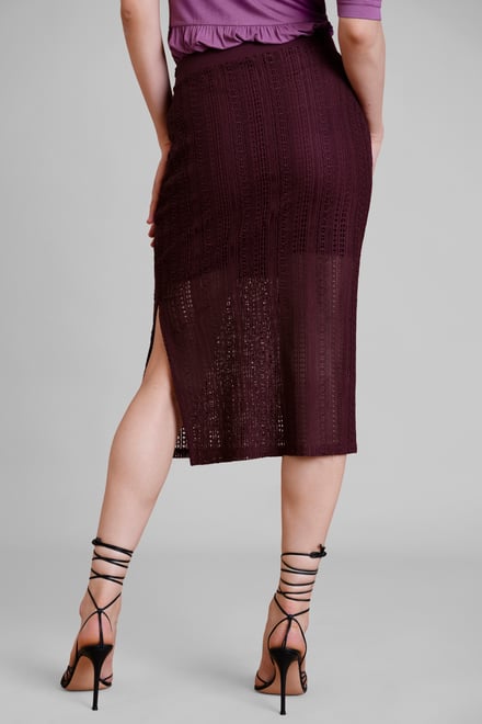 Women's Lace Details Midi Skirt