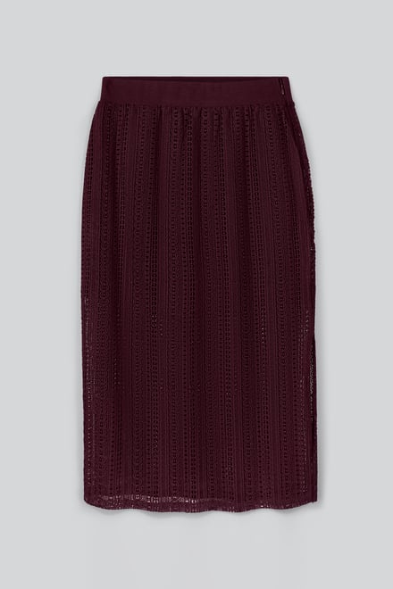 Women's Lace Details Midi Skirt