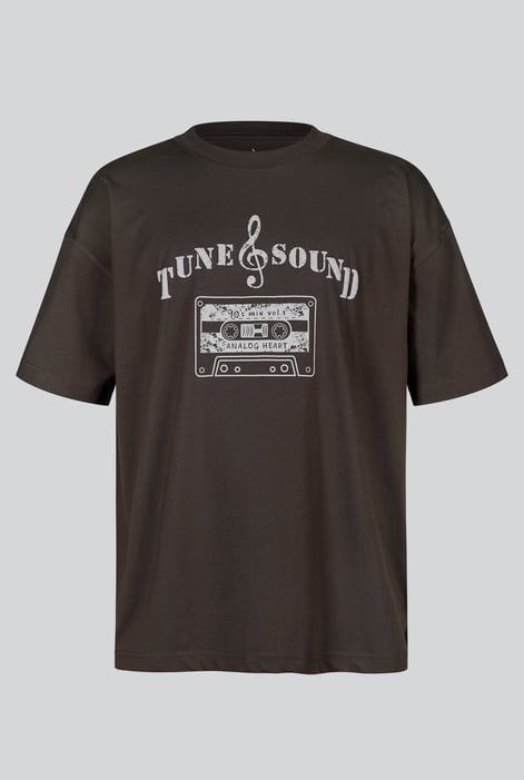 Men's Brown Oversized Heavy Weight T-Shirt