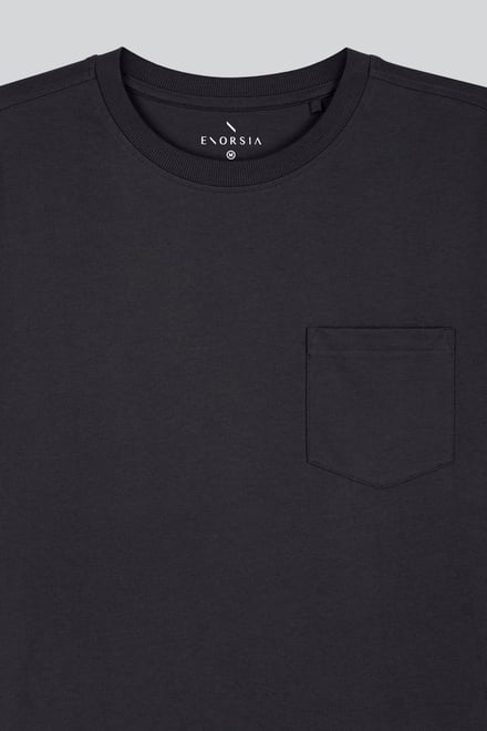Men's Relaxed Fit Essential Crew Neck Cotton T-Shirt