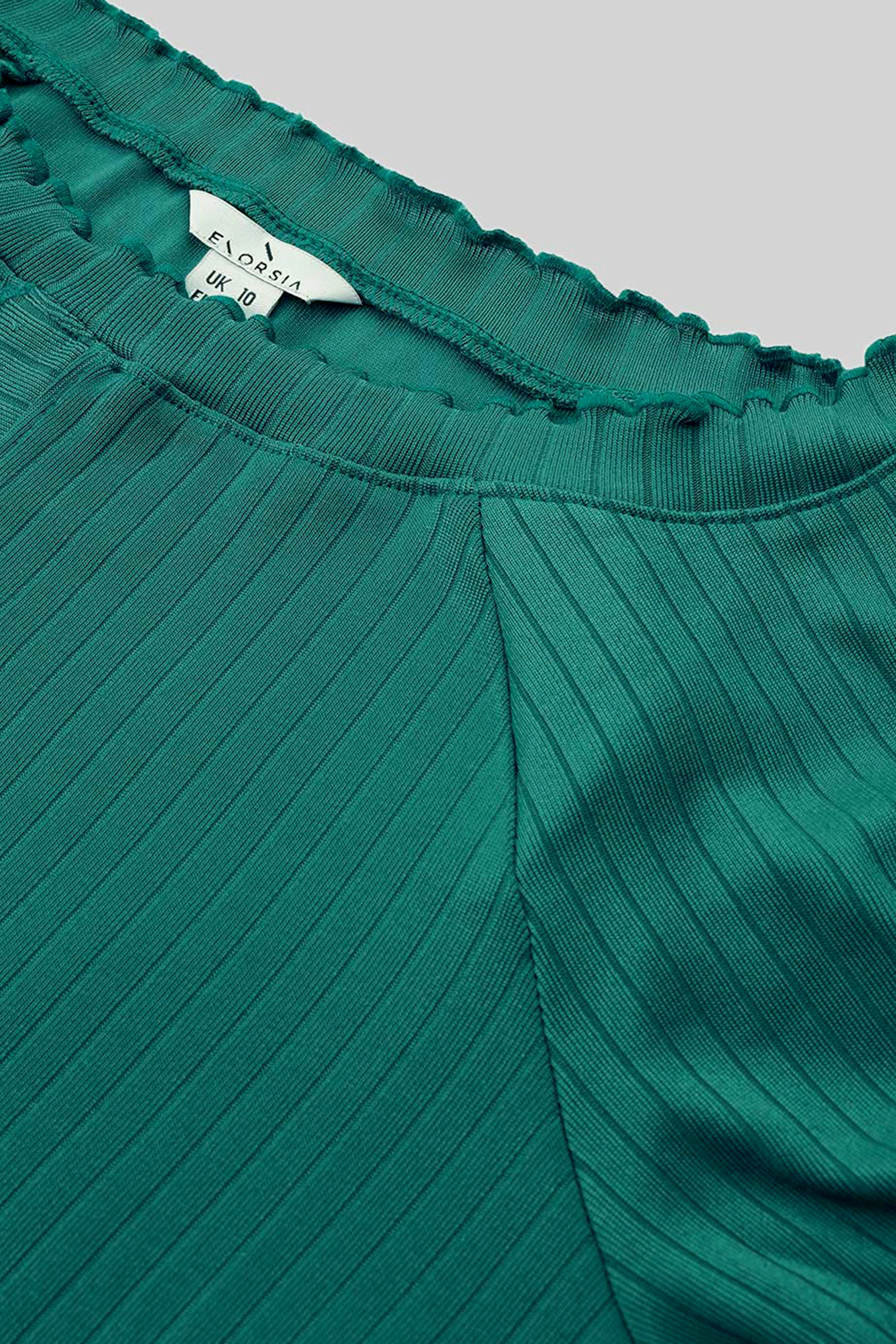 Ruffle Seam Midaxi Rib Dress