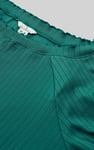 Ruffle Seam Midaxi Rib Dress