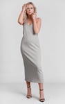 Women's Halter Neck Jersey Midi Dress