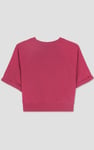 Womens Blossom Print Cropped Sweatshirt