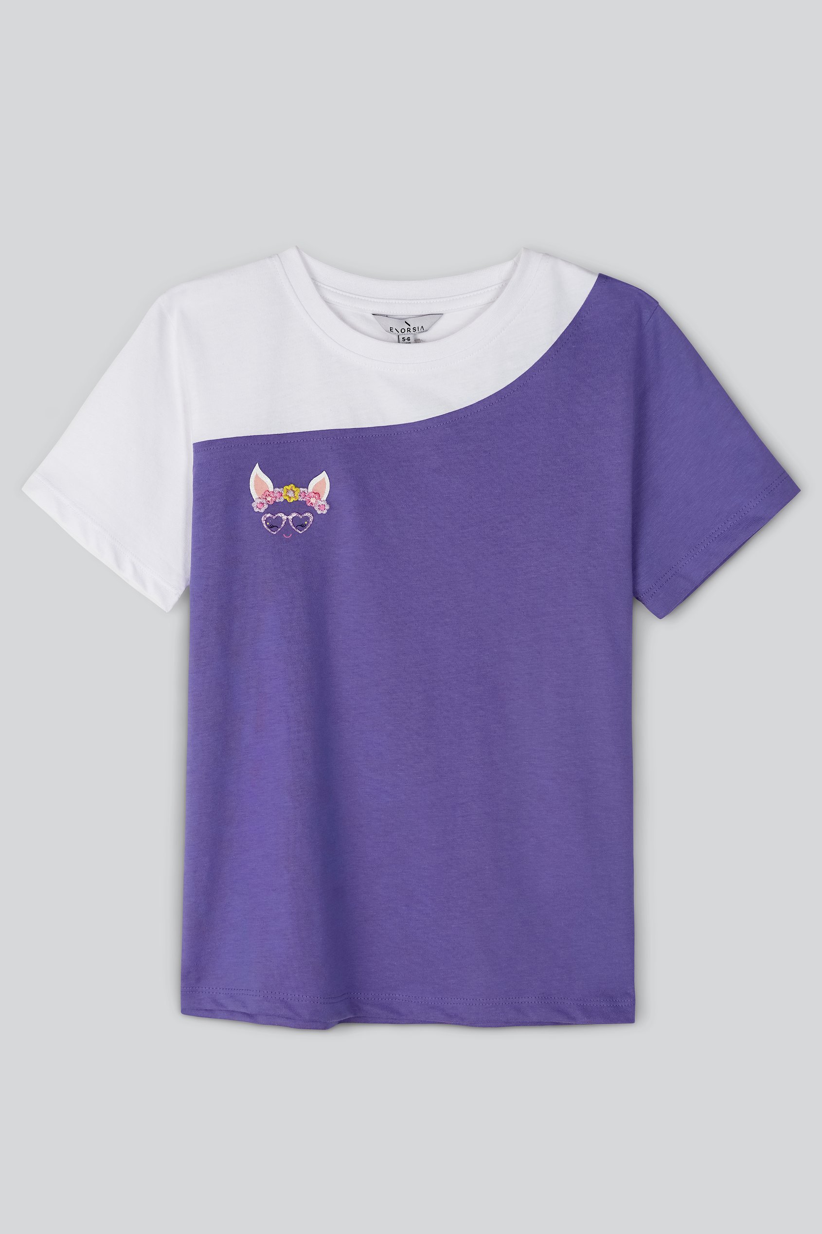 Girl's Colour Block T-shirt