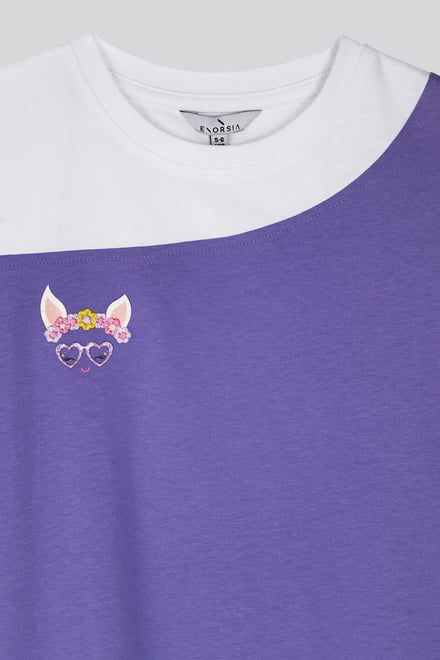 Girl's Colour Block T-shirt