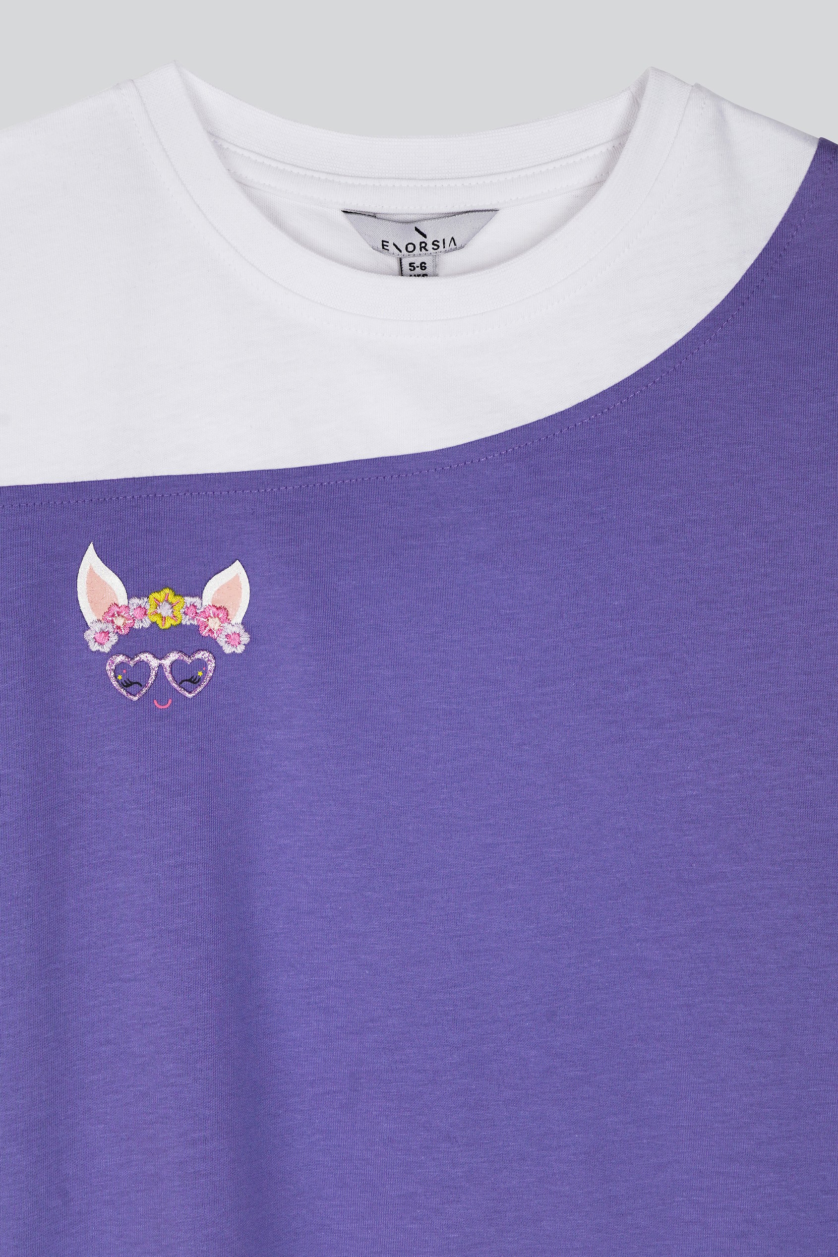Girl's Colour Block T-shirt