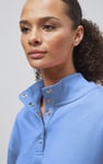 Colour Block LS High Neck Sweatshirt