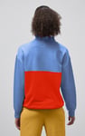 Colour Block LS High Neck Sweatshirt