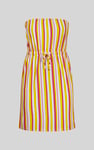 Printed Bardot Jersey Mini Dress