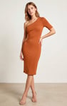 Asymmetric Neck Line Dress